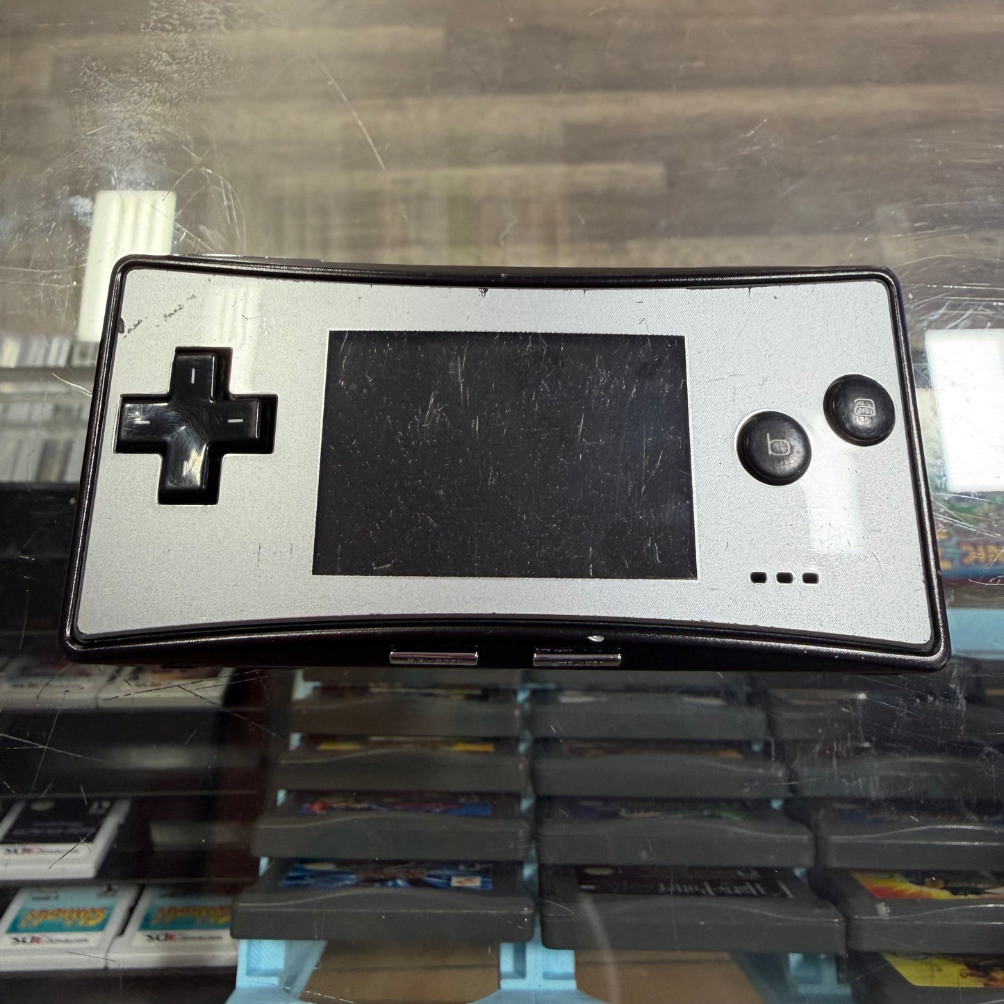 GBA Micro Silver GameBoy Advance (Charger included)