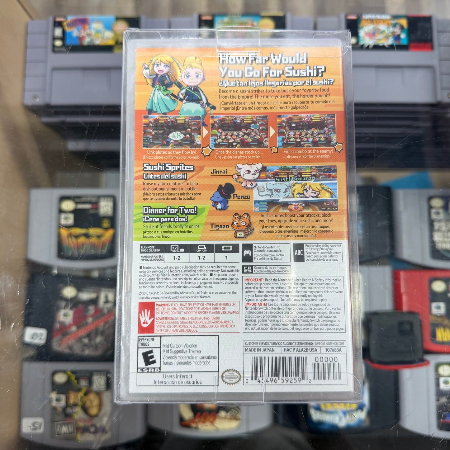 Sushi Striker Nintendo Switch Sealed