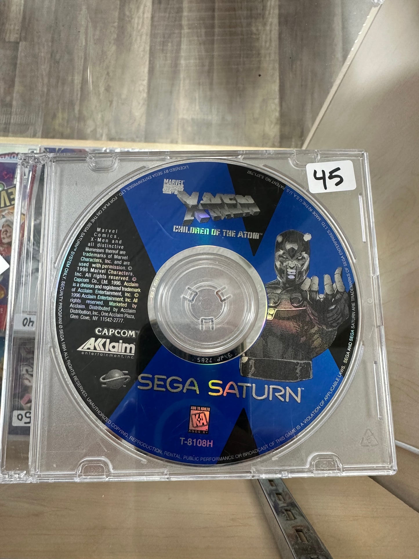 X-Men Children of the Atom Sega Saturn