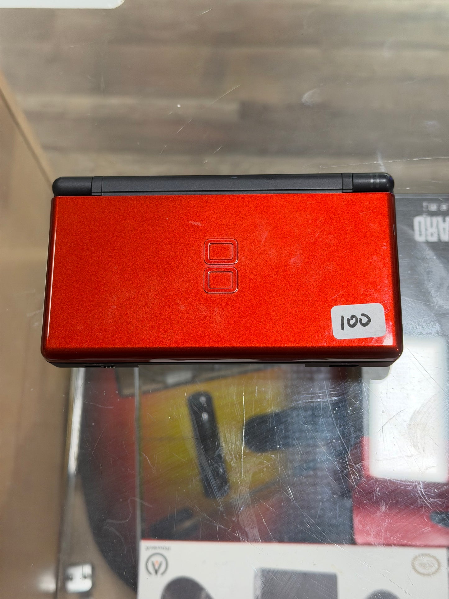 Red and Black Nintendo DS Lite with Charger 447