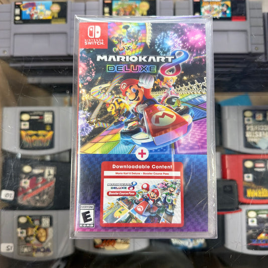Mario Kart 8 Deluxe + Booster Course Pass Nintendo Switch Sealed