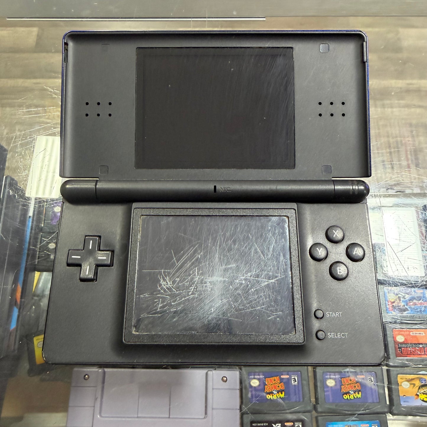 Cobalt & Black Nintendo DS Lite Nintendo DS (Charger included)