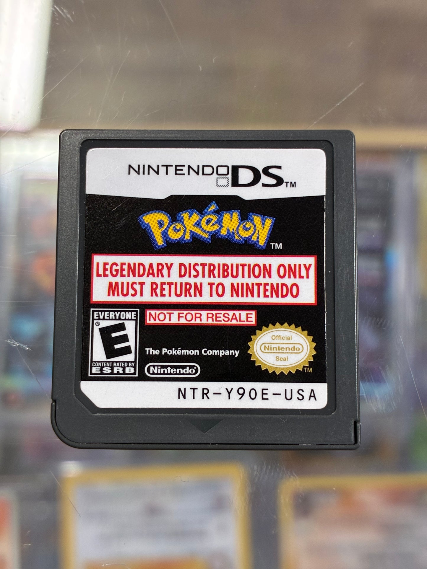 Legendary Distribution Pokémon Cartridge- Y90E Shiny Dialga Palkia Giratina