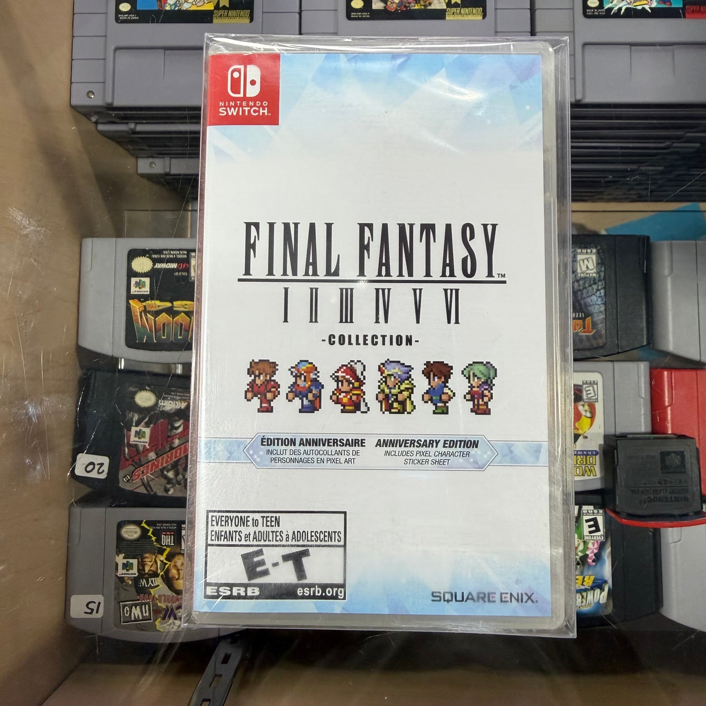 Final Fantasy I-VI Collection Pixel Remaster Nintendo Switch Sealed