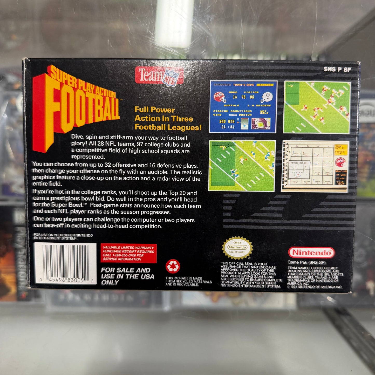 Super Play Action Football Super Nintendo