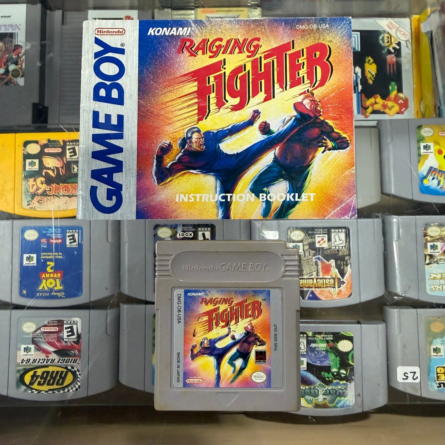Raging Fighter GameBoy with Manual