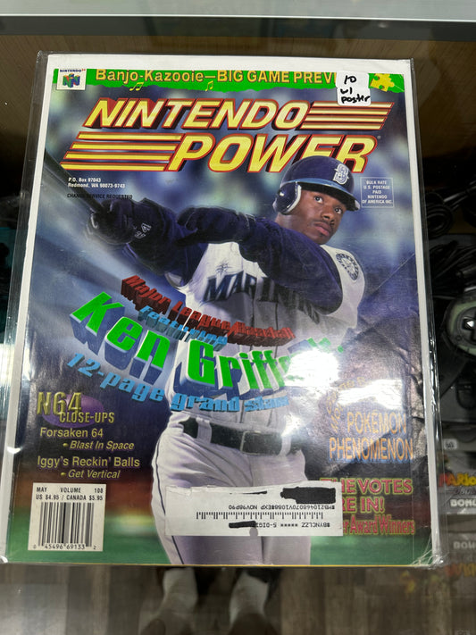 Nintendo Power Vol 108 with Quest 64 Poster