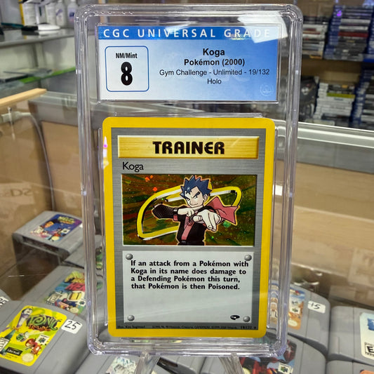 2000 Pokemon Koga Gym Challenge 19/132 Holo Card CGC 9 MINT