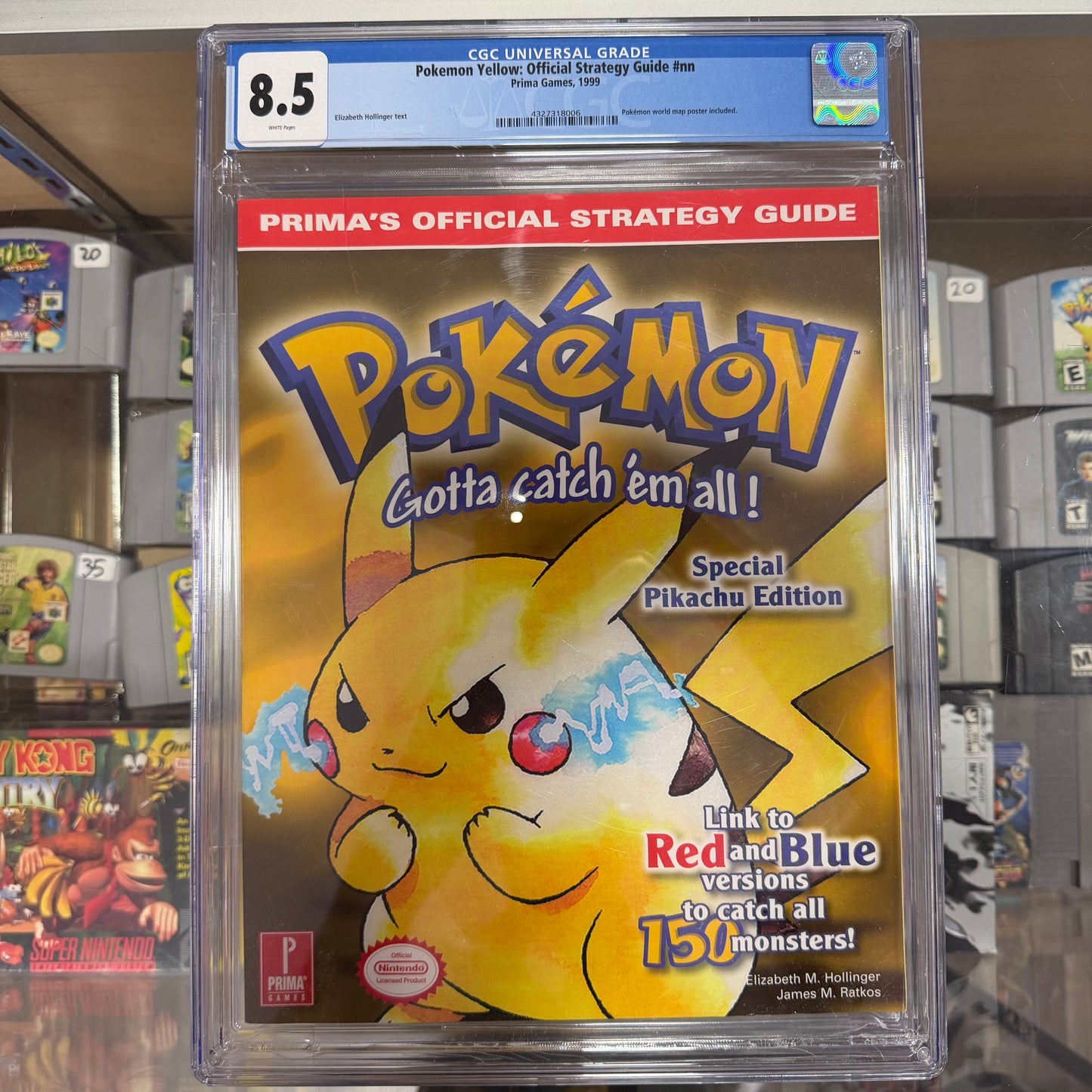 Pokémon Yellow Official Strategy Guide #nn Prima Games 1999 (8.5)