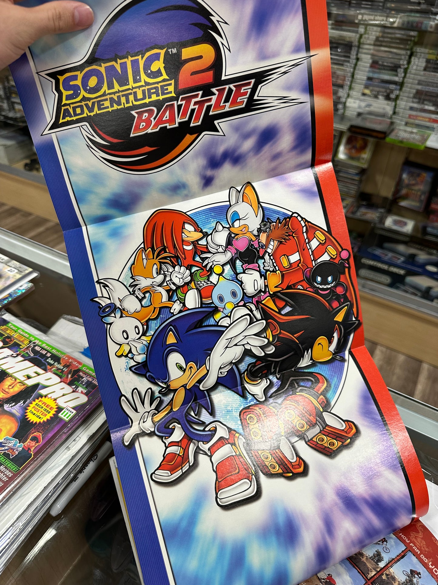 Nintendo Power Vol 153 with Sonic Adventure 2 Poster