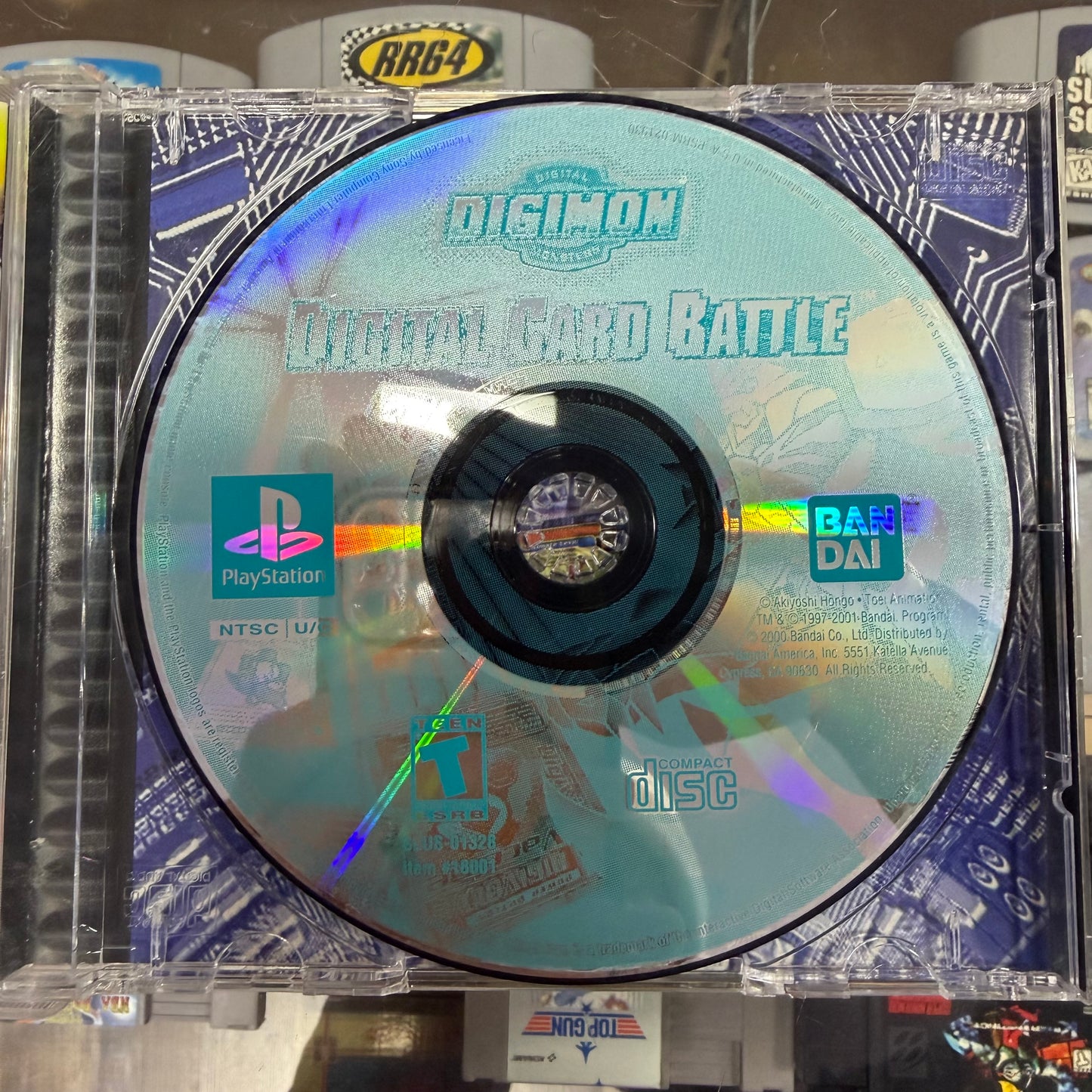 Digimon Digital Card Battle Playstation 1 (CIB) (w reg card) (clean disc)