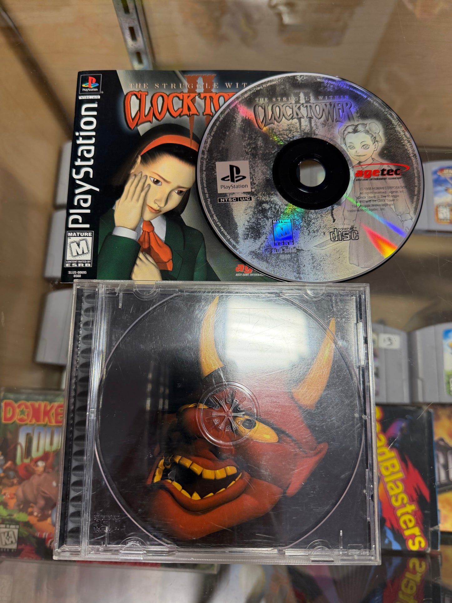 Clock Tower 2 Playstation 1 (CIB) (w reg card) (clean disc)