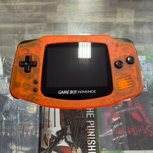 Gameboy Advance System (orange re shell IPS swap)