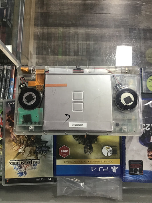 Custom Transparent Nintendo DS Lite Handheld System w/ Charger