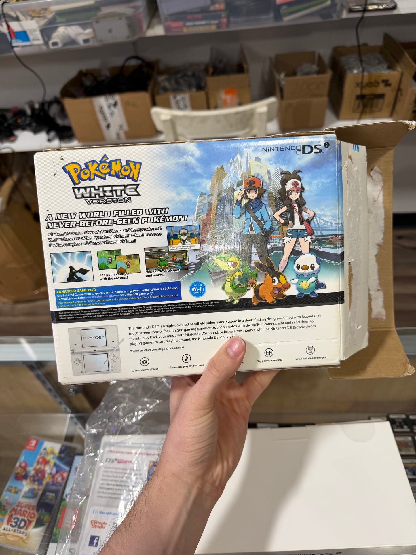 Nintendo DSi Pokemon Reshiram Zekrom Limited White Version Handheld CIB - Digital Games, Missing White CIB