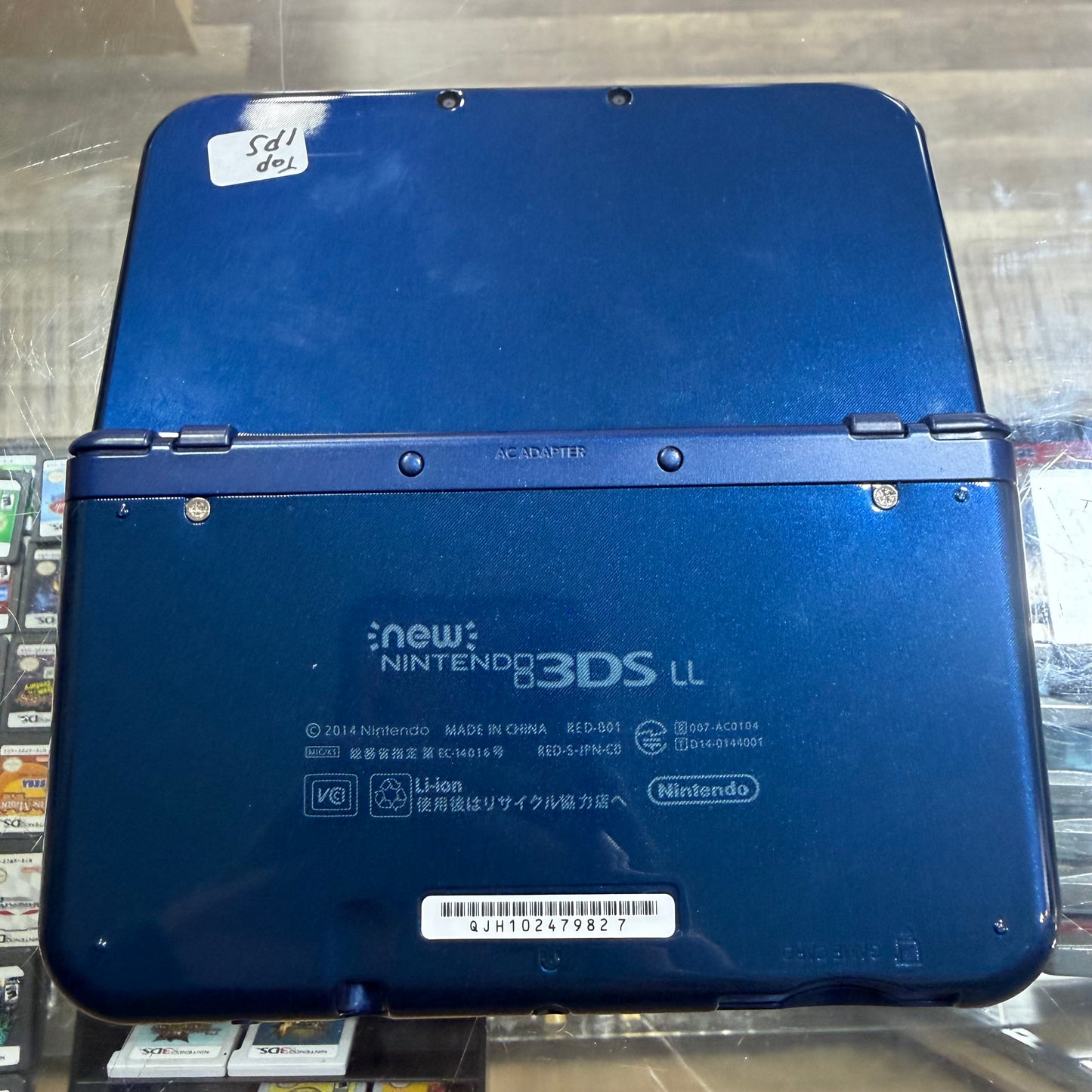 New Nintendo 3DS LL Metallic Blue JP Nintendo 3DS (US Region) (Top IPS)
