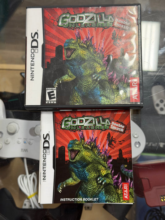 Godzilla Unleashed Nintendo DS Case and Manual Only