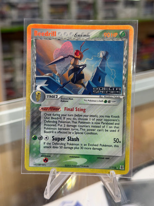 Beedrill (Delta Species) - Delta Species LP Reverse Holo