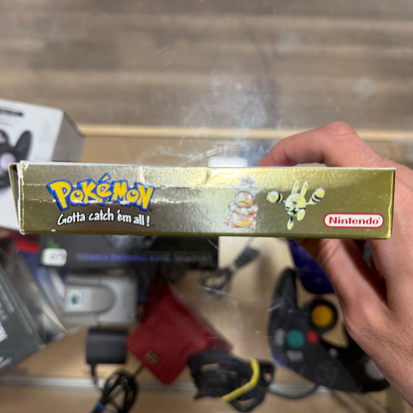 Pokémon Gold (Authentic) Nintendo Gameboy Color with Box Protector