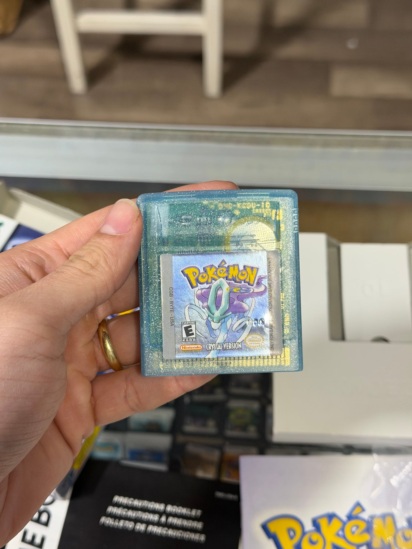 Pokémon Crystal Gameboy Color Authentic Complete in Box CIB - Near Mint Excellent