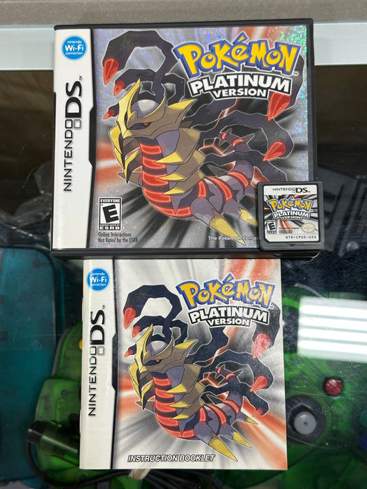 Pokémon Platinum Nintendo DS CIB Authentic