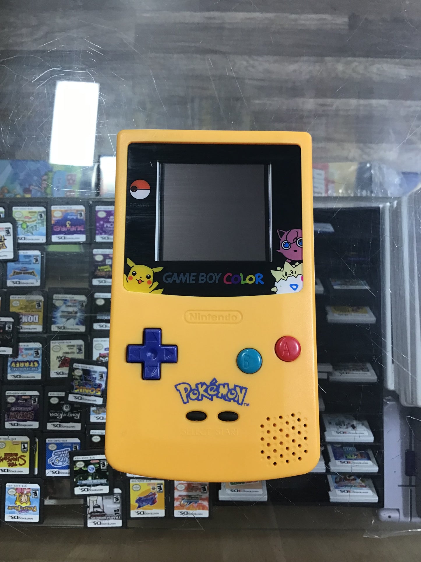 Pokémon Custom Nintendo Gameboy Color System - Brighter Screen