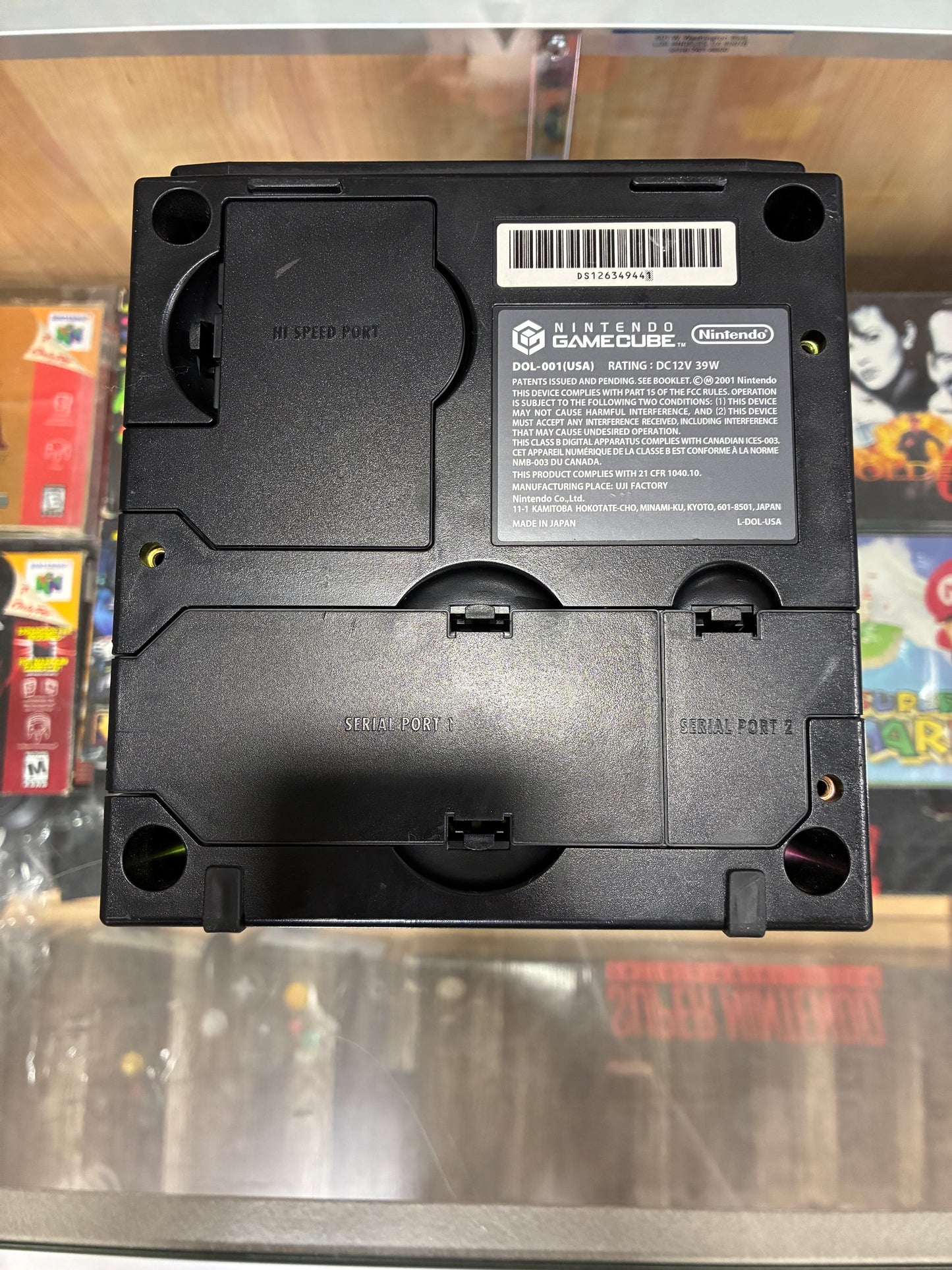Nintendo GameCube with One Controller and Wires 441