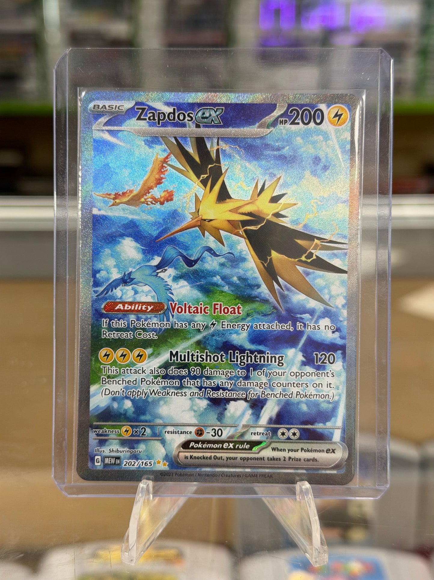 Zapdos ex - 202/165 - SV: Scarlet & Violet 151