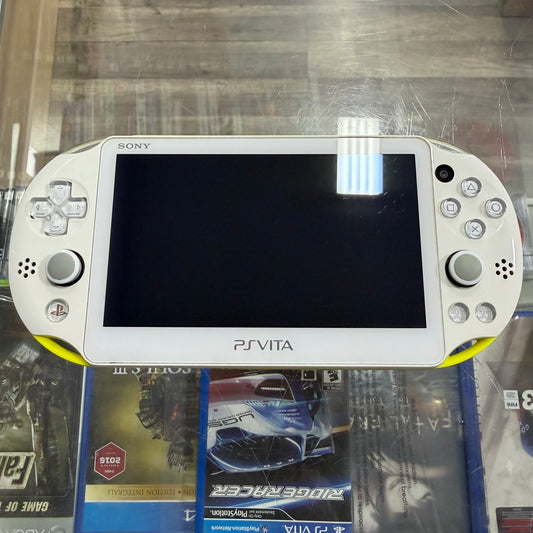 Lime Green Playstation Vita 2000 Handheld System with Charger (JP) (Region Free)