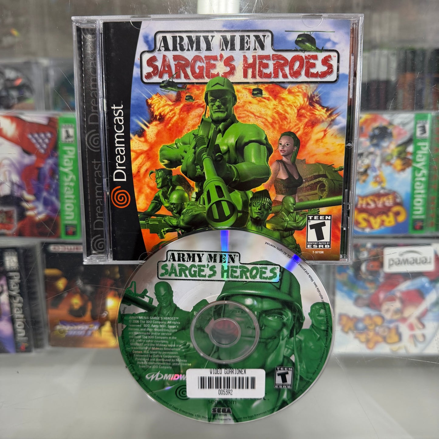 Army Men Sarge's Heroes Sega Dreamcast