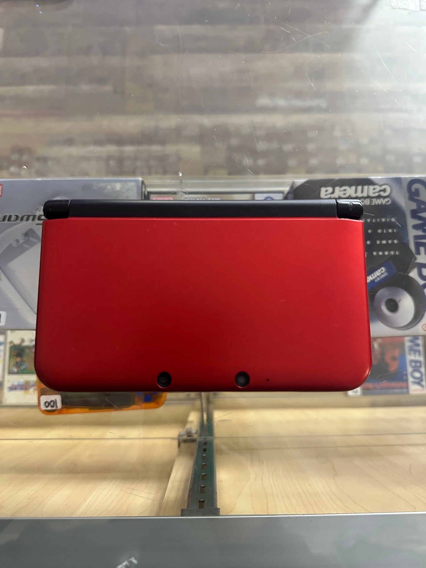Red Nintendo 3DS LL Handheld System (US Region) with Digital Games