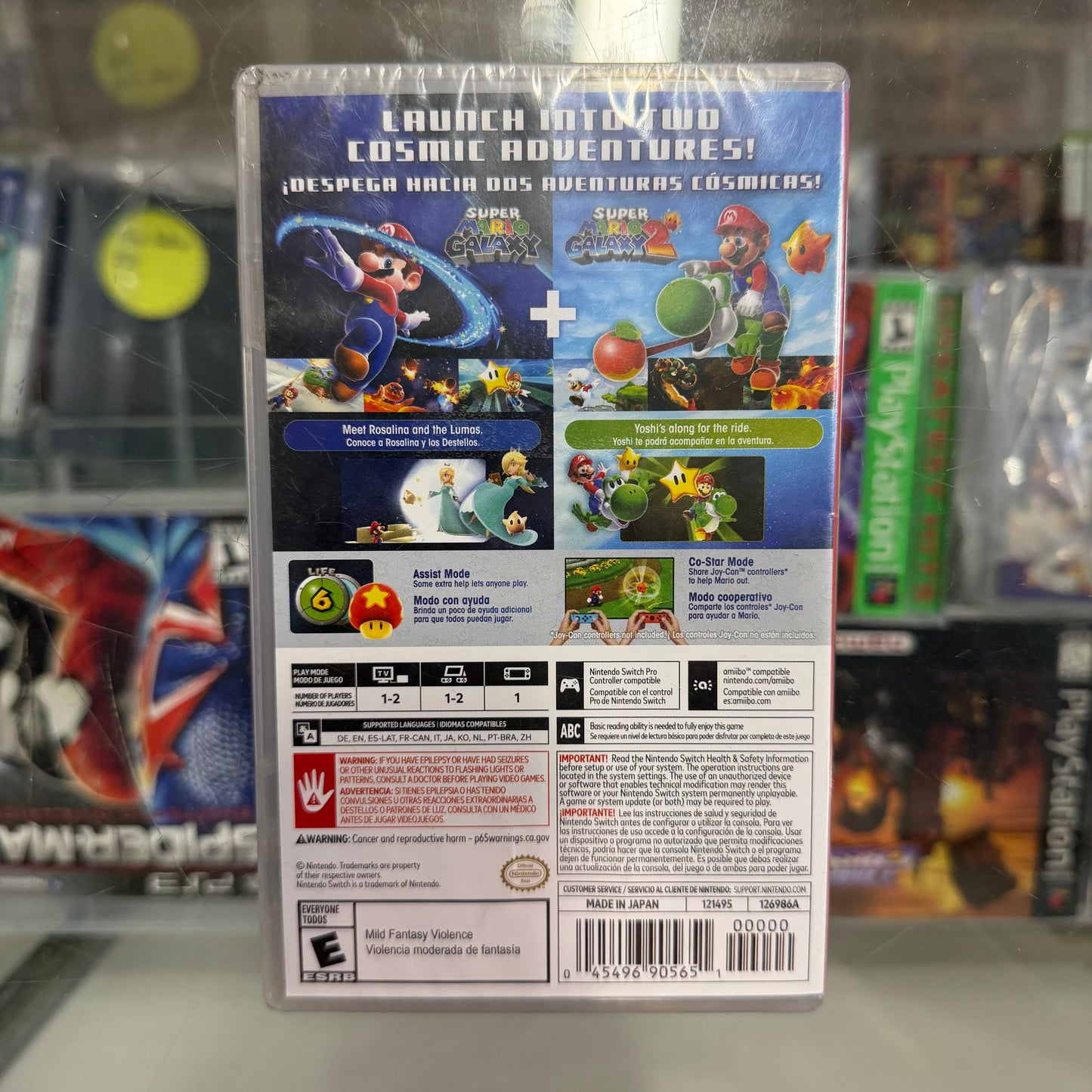 Super Mario Galaxy + Super Mario Galaxy 2 Nintendo Switch sealed