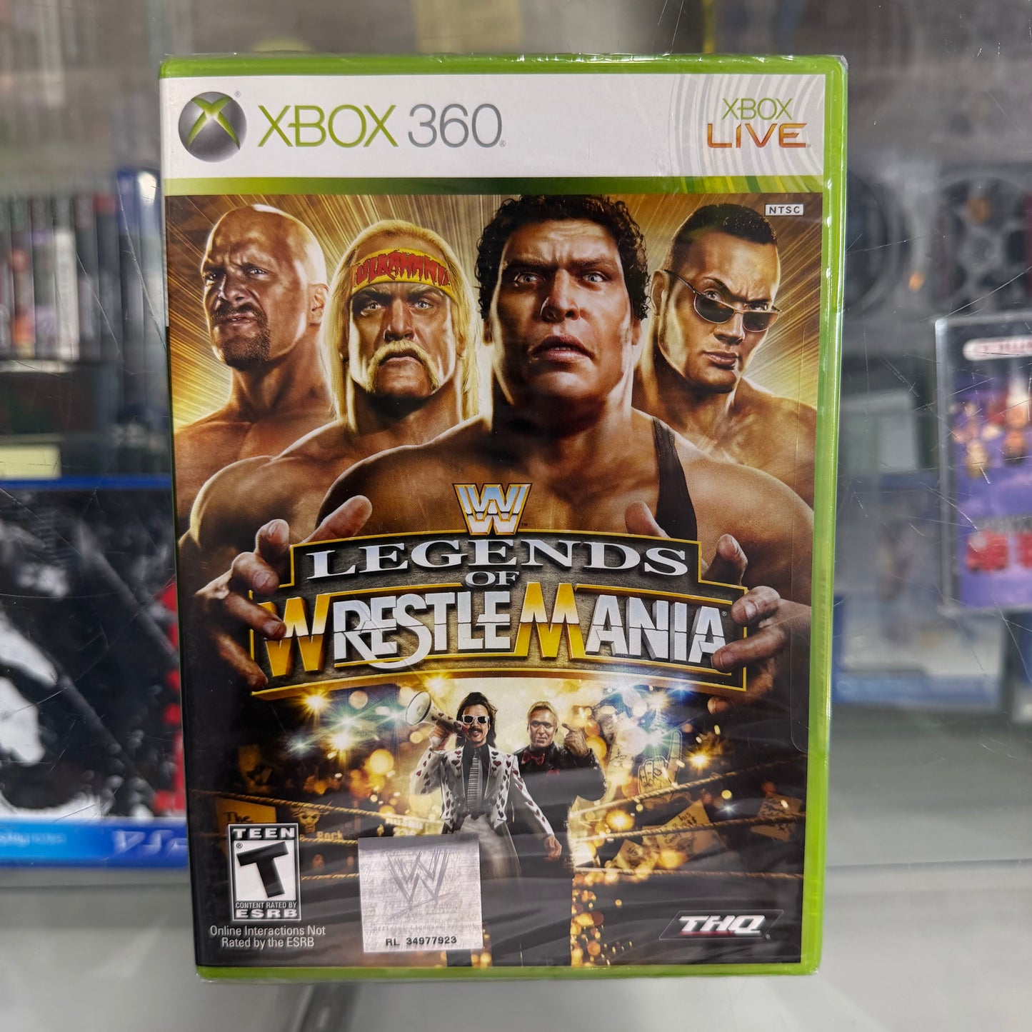 WWE Legends of WrestleMania Xbox 360 Unopened