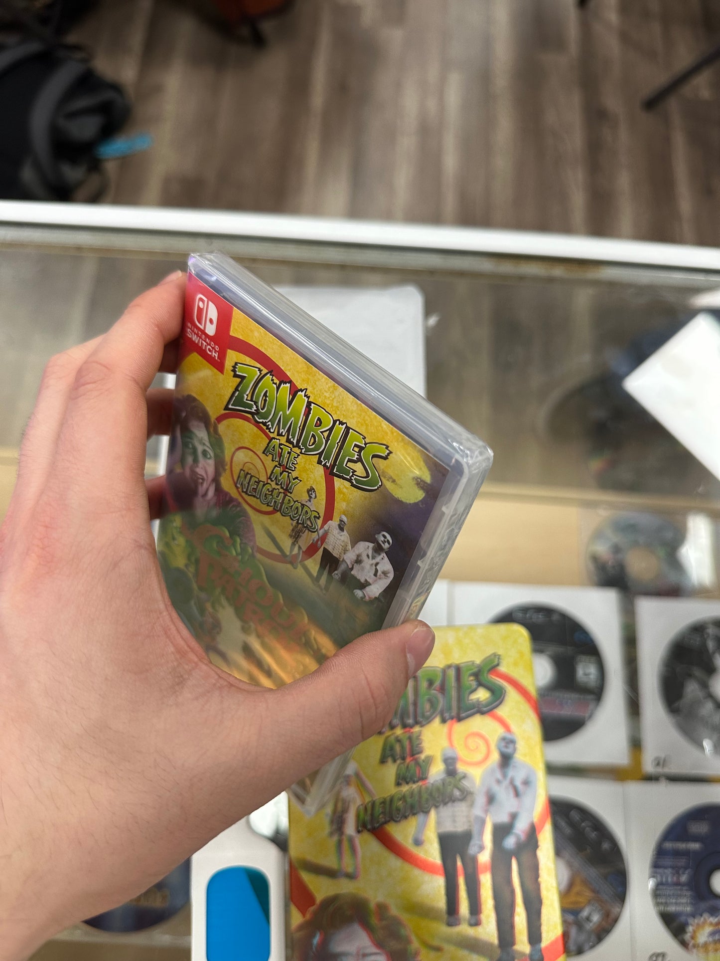 NEW Zombies Ate My Neighbors Ghoul Patrol Nintendo Switch w/ Steelbook