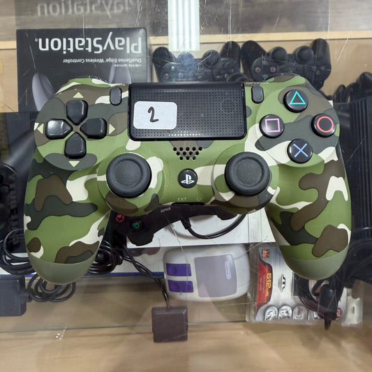 Playstation 4 Dualshock 4 Green Camo Controller ( 2 )