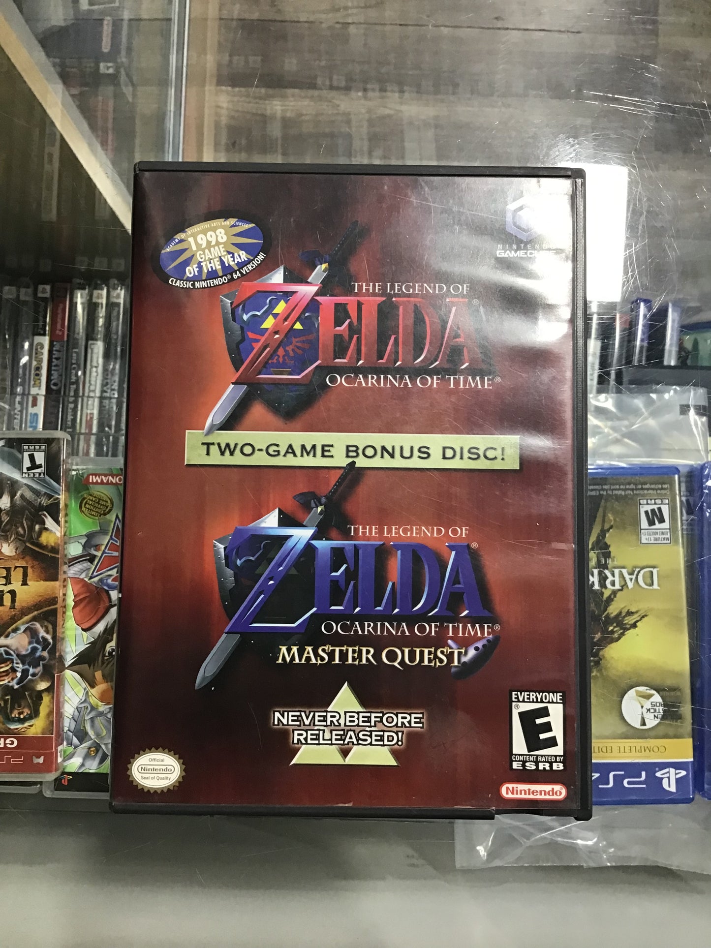 The Legend of Zelda Ocarina of Time Nintendo GameCube Case ONLY