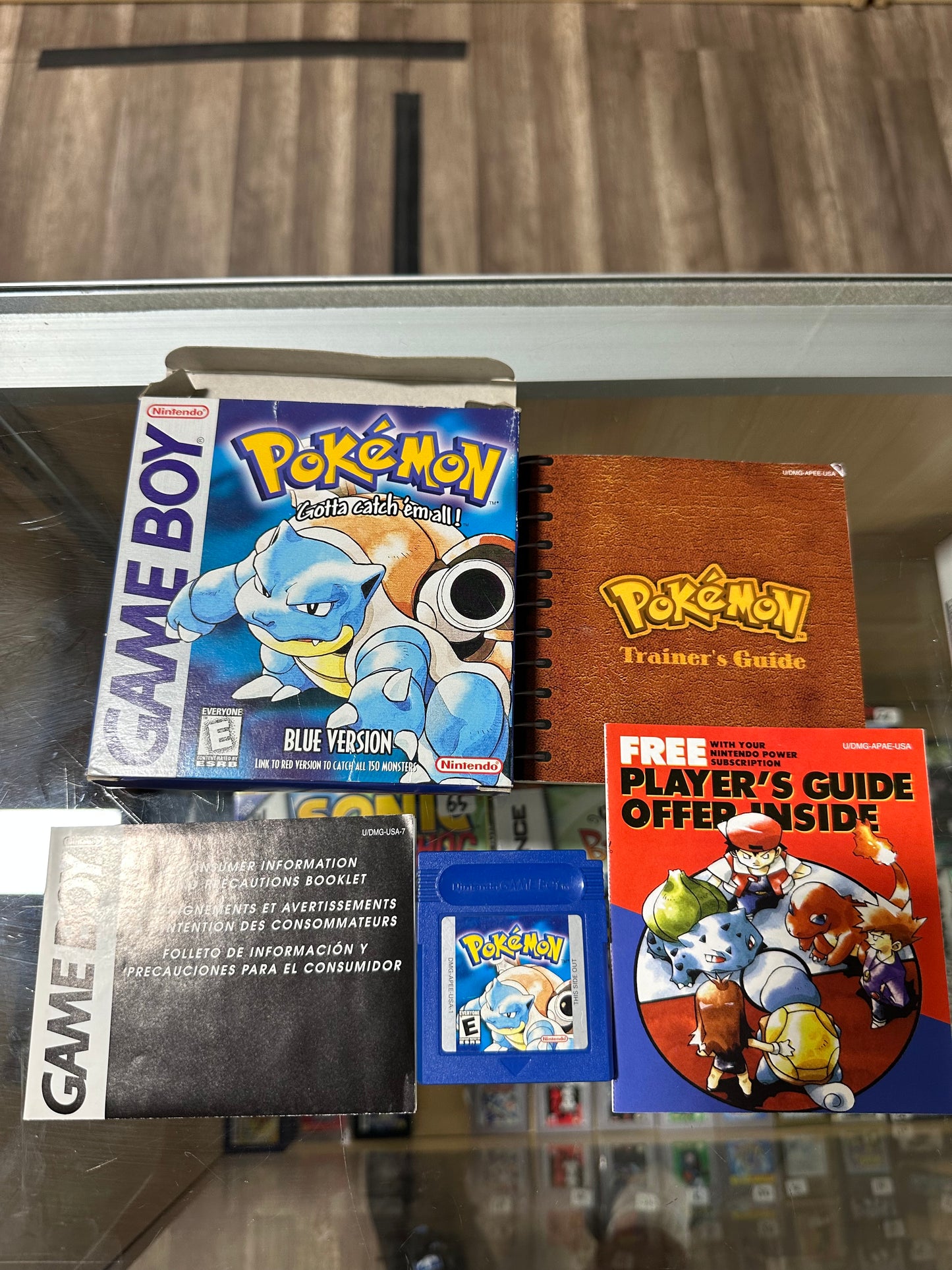 Pokémon Blue Nintendo Gameboy CIB Authentic New Battery