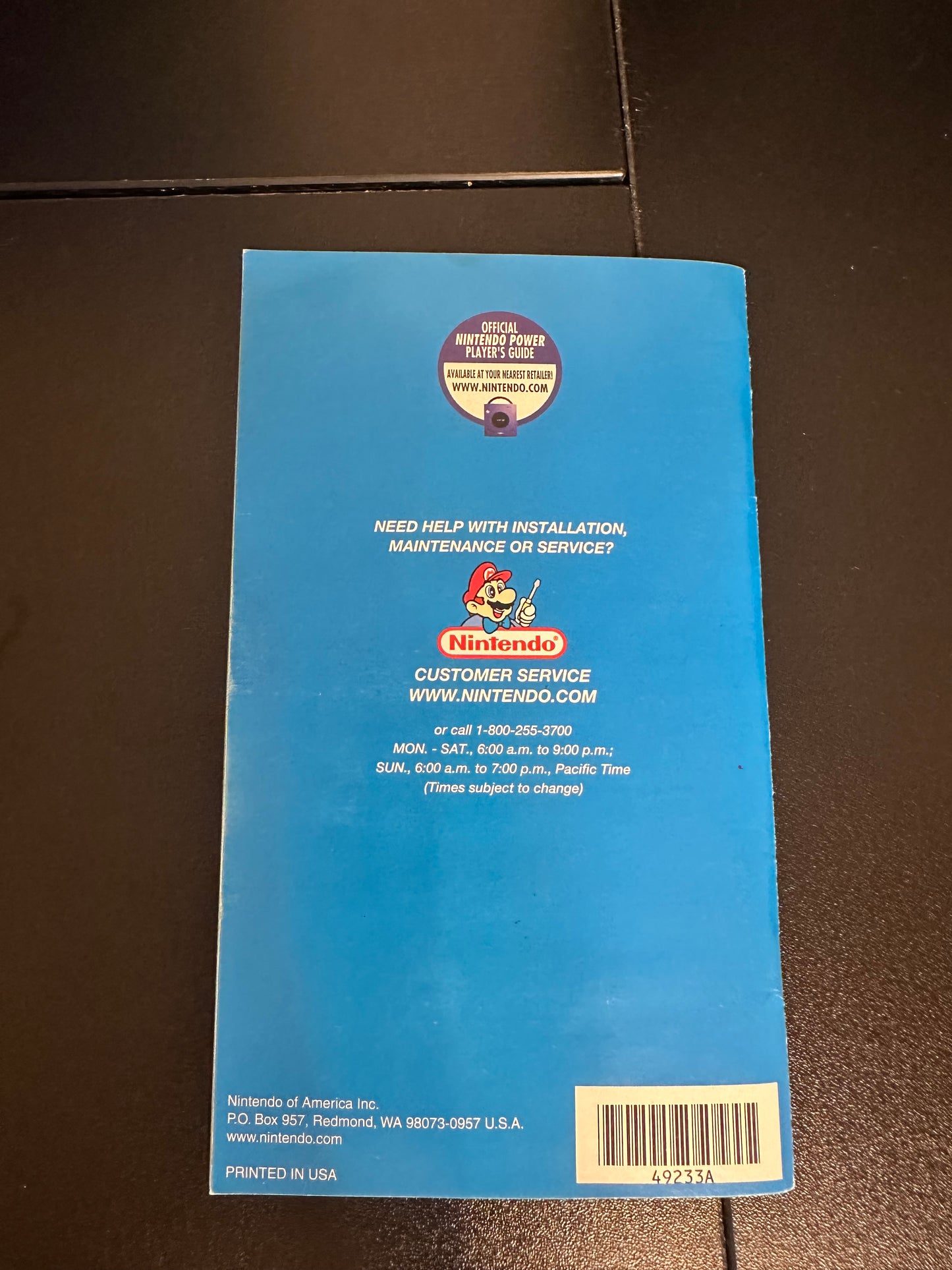 Mario Party 4 Nintendo GameCube Manual