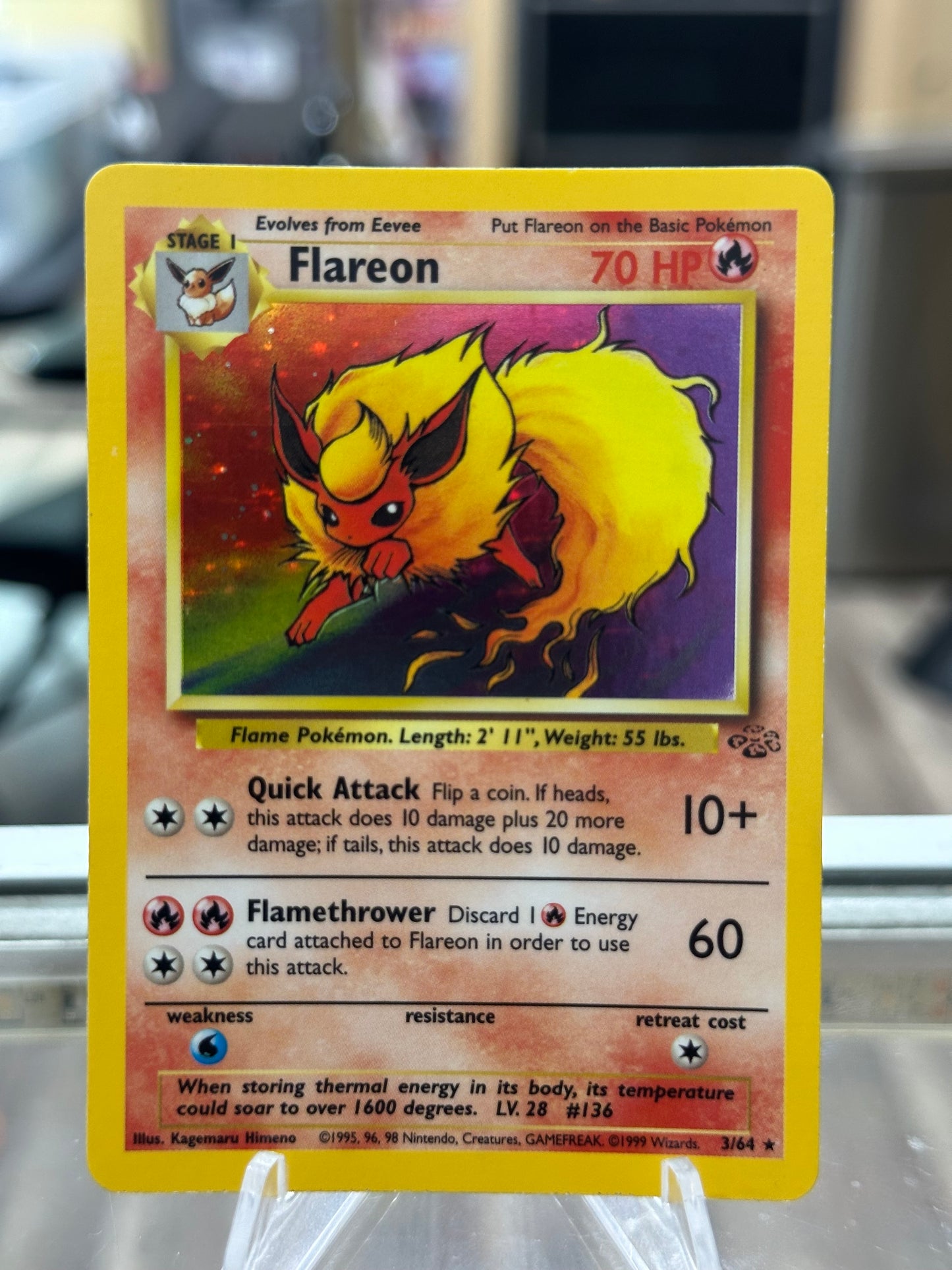 Flareon (3) - Jungle - Lightly Played