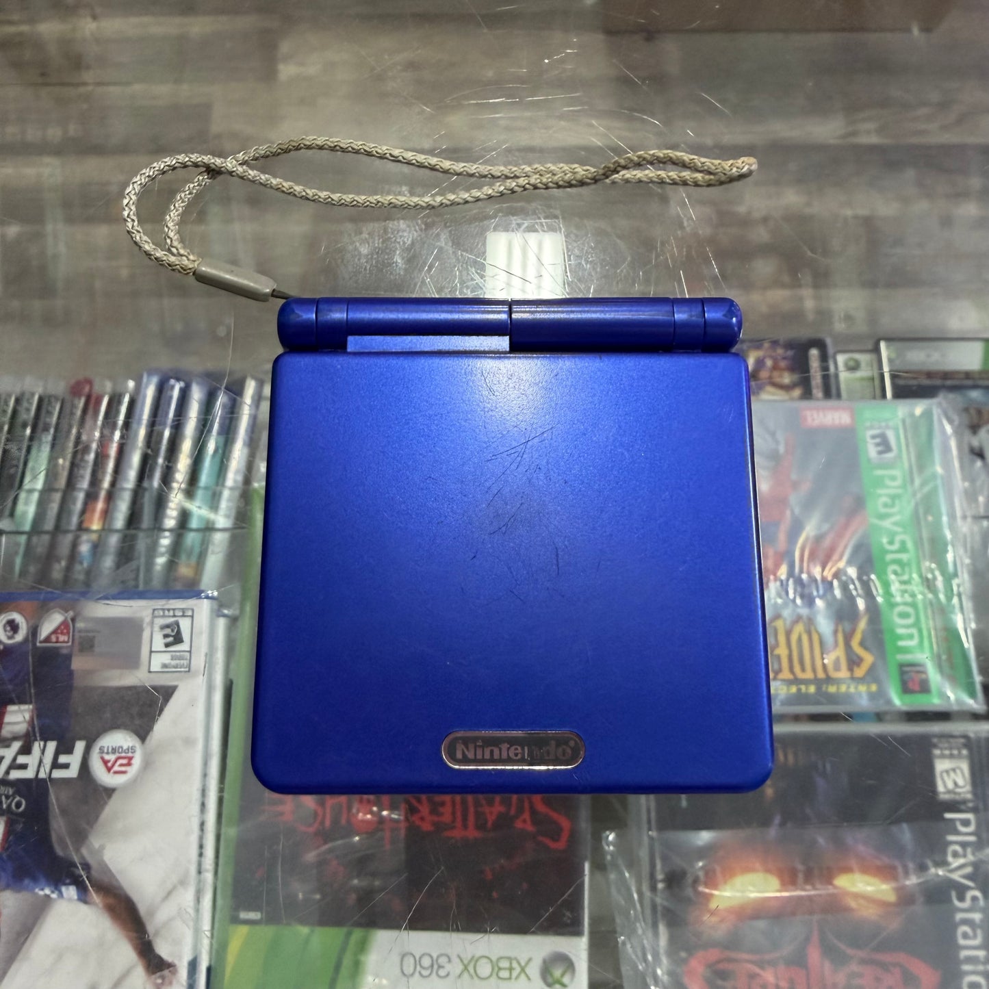 Cobalt Gameboy Advance SP GameBoy Advance (Charger included)