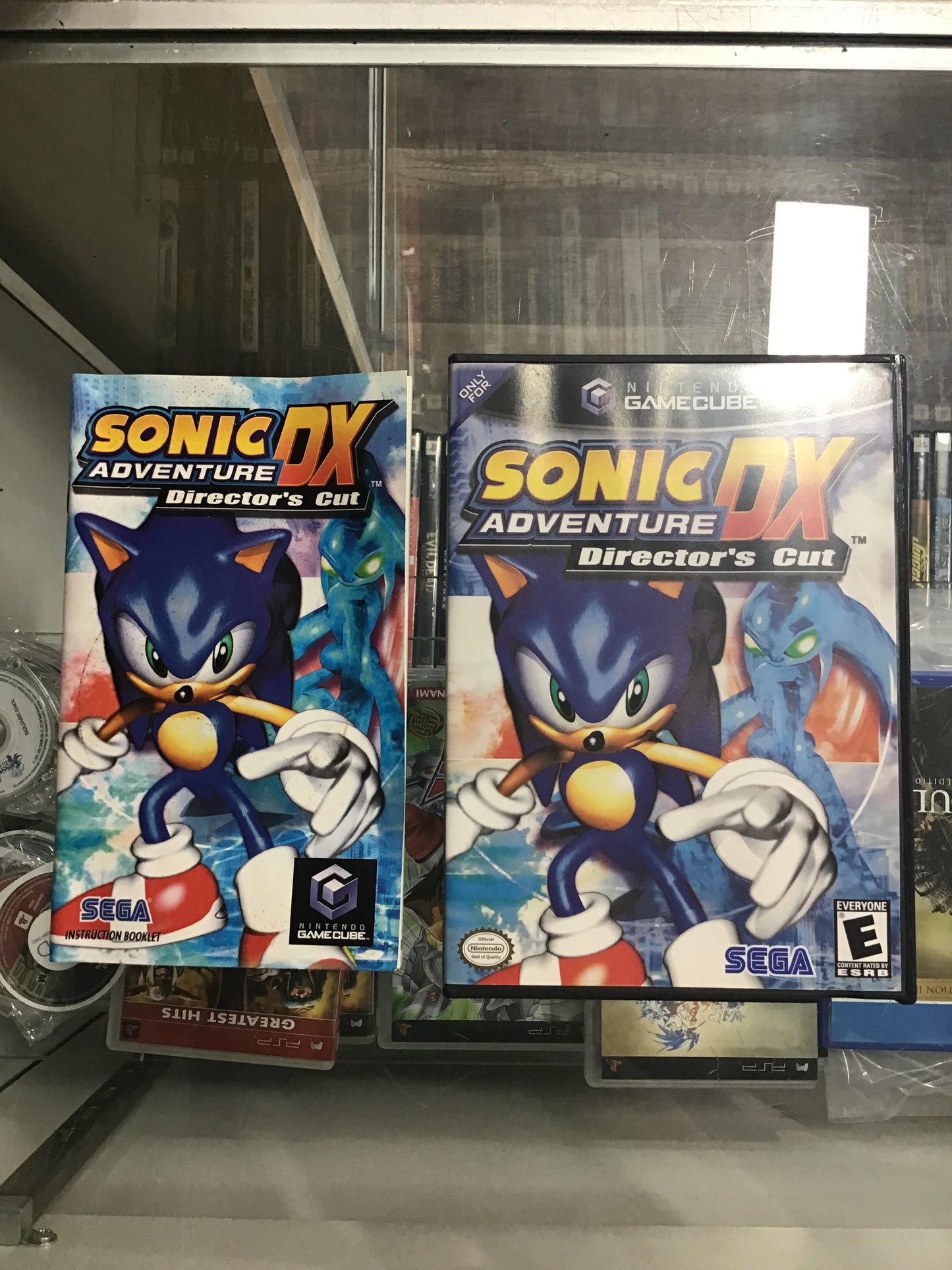 Sonic Adventure DX Director’s Cut Nintendo GameCube Case and Manual ONLY