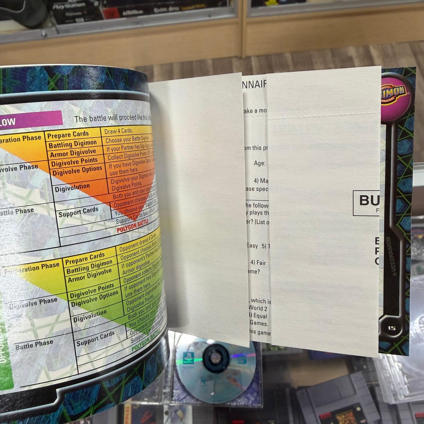 Digimon Digital Card Battle Playstation 1 (CIB) (w reg card) (clean disc)