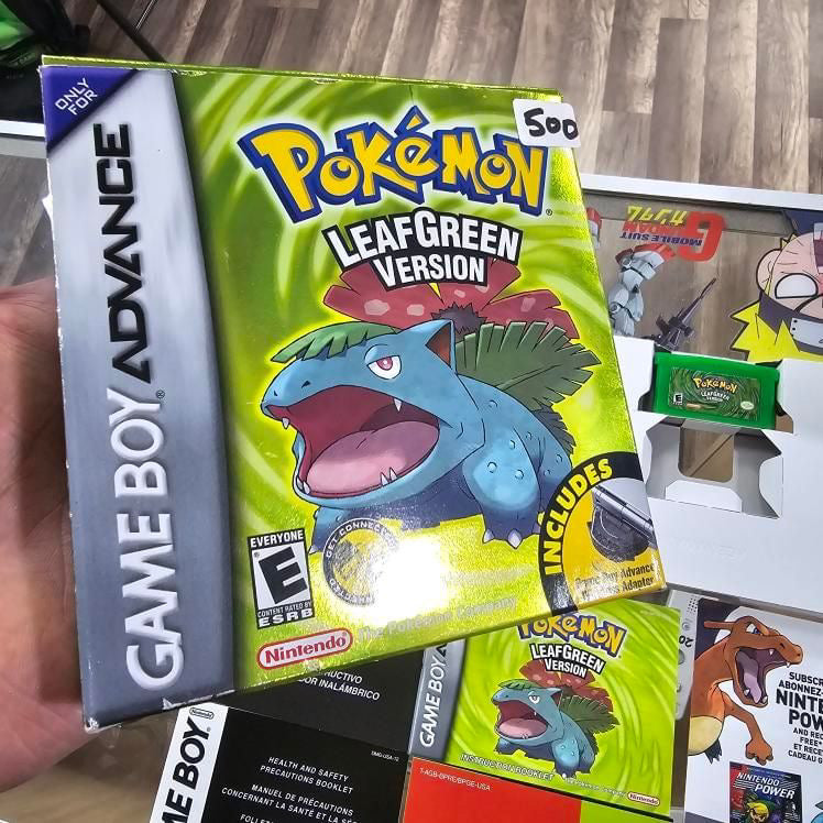 Pokémon LeafGreen Nintendo Gameboy Advance CIB Authentic