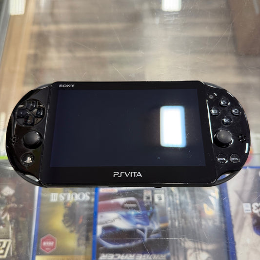 Black Playstation Vita 2000 Handheld System with Charger (JP) (Region Free)