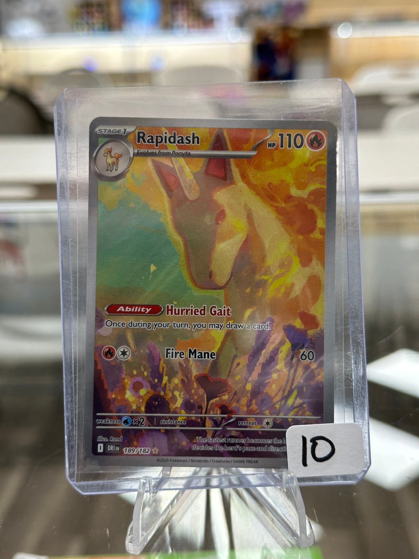 Rapidash - 189/182 - SV10: Destined Rivals (NM)