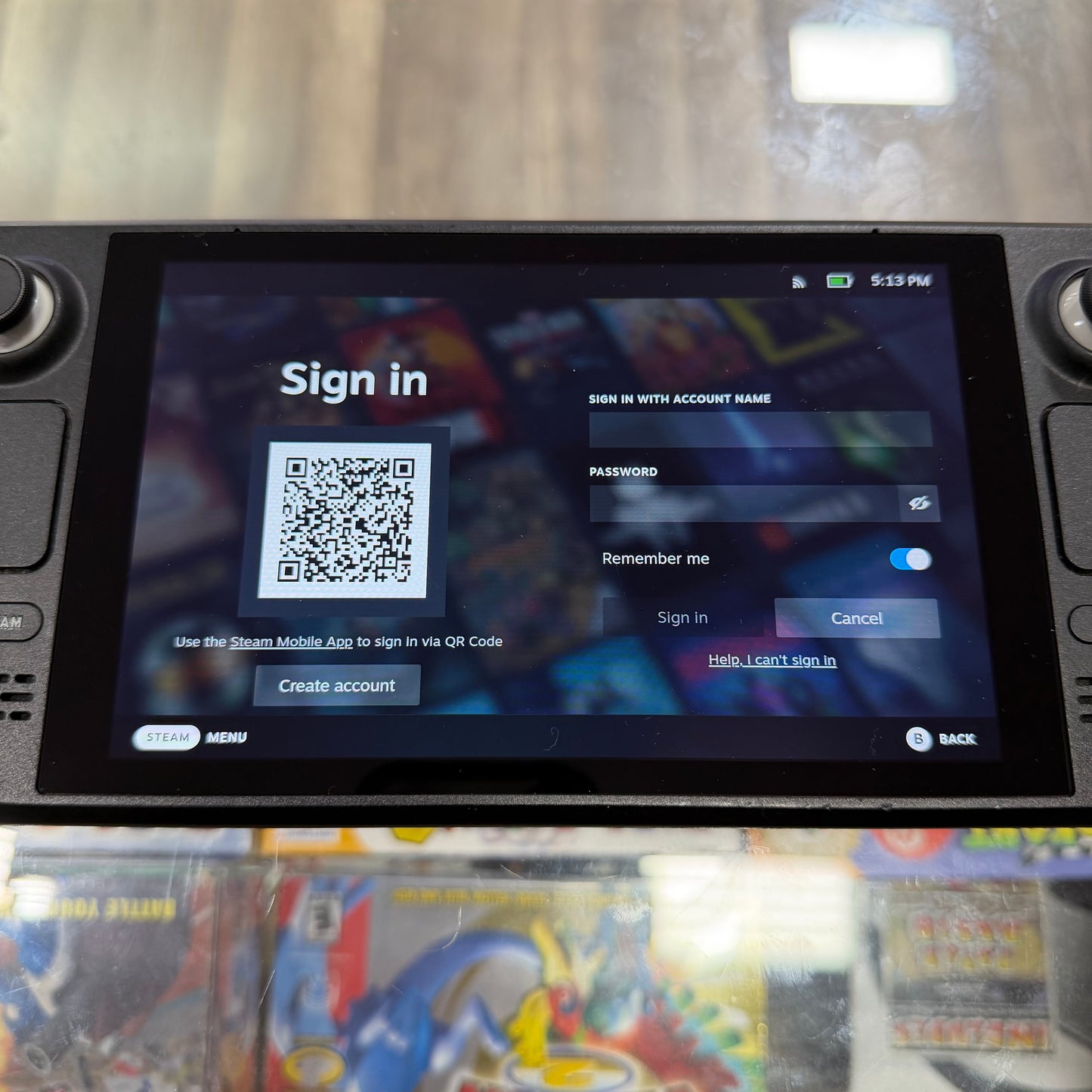 SteamDeck [64 GB] Model Handheld System (NO CHARGER)