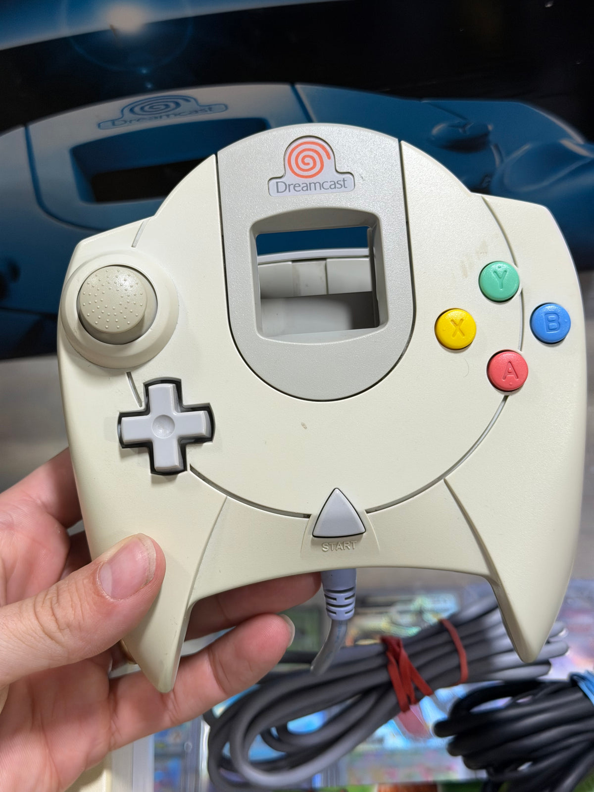 Sega Dreamcast System with Original Box with Blue VMU