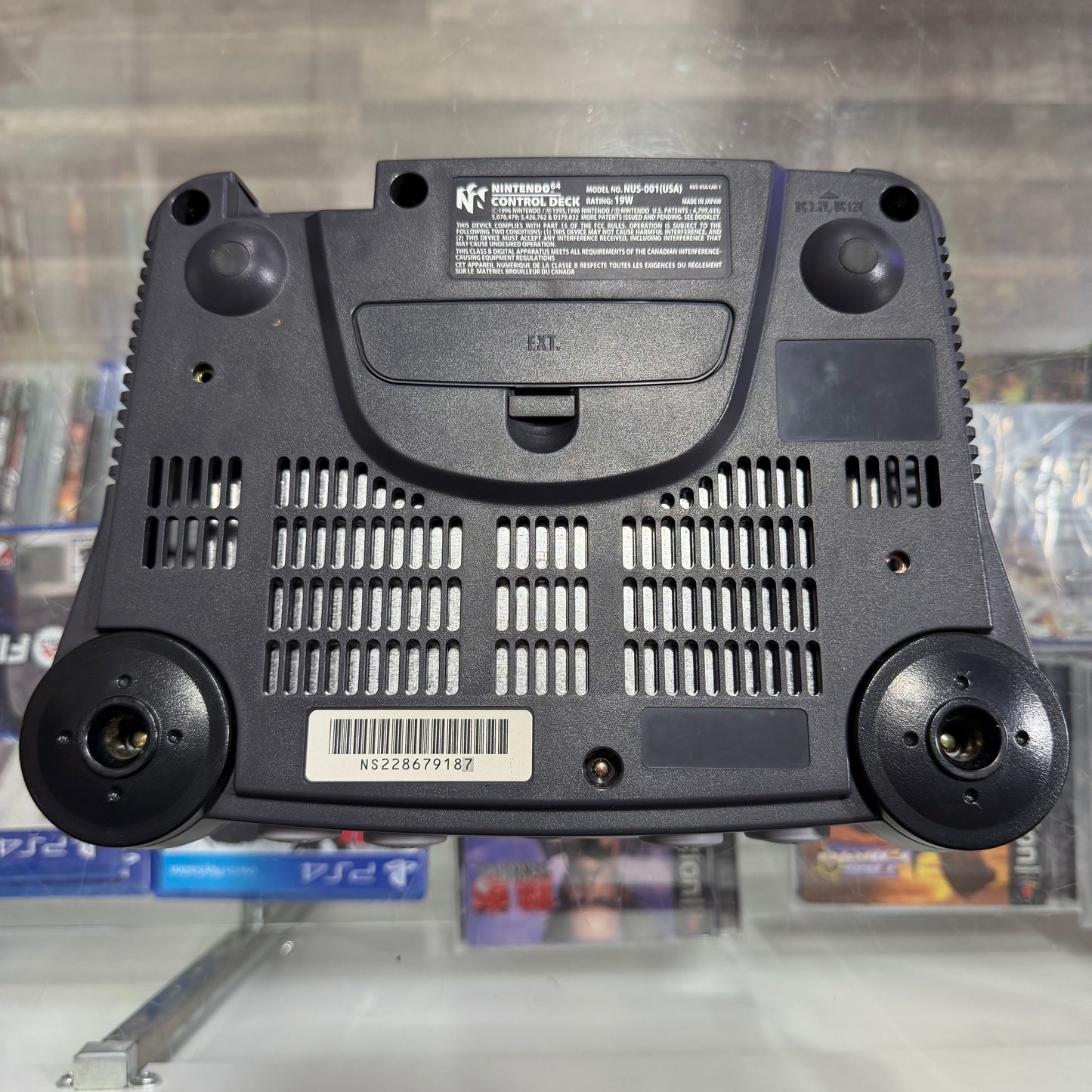 Nintendo 64 System with Wires and One Controller