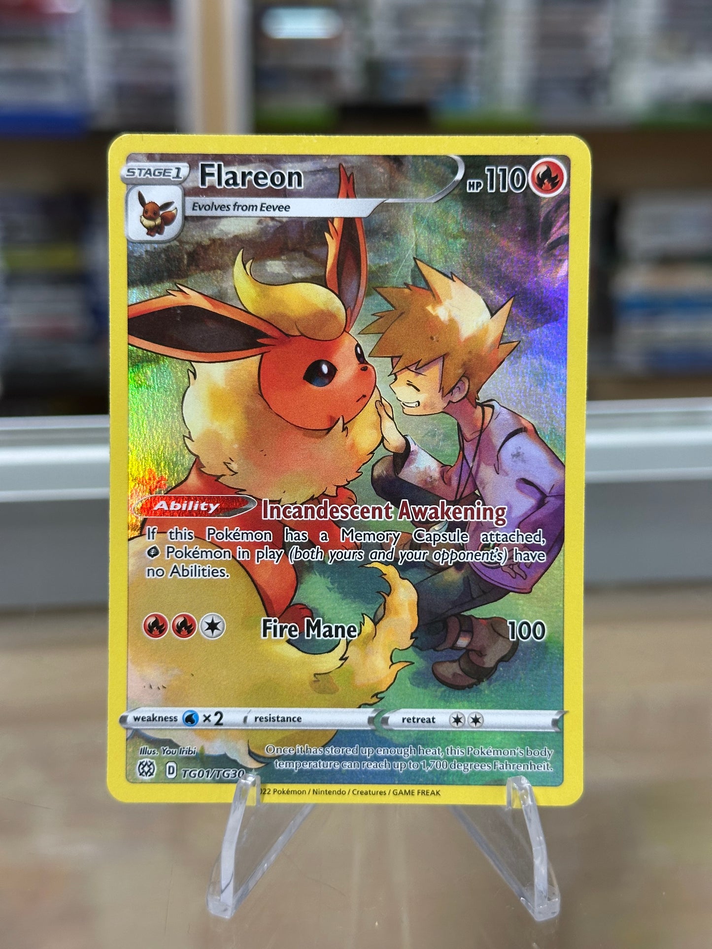 Flareon - SWSH09: Brilliant Stars Trainer Gallery (NM)