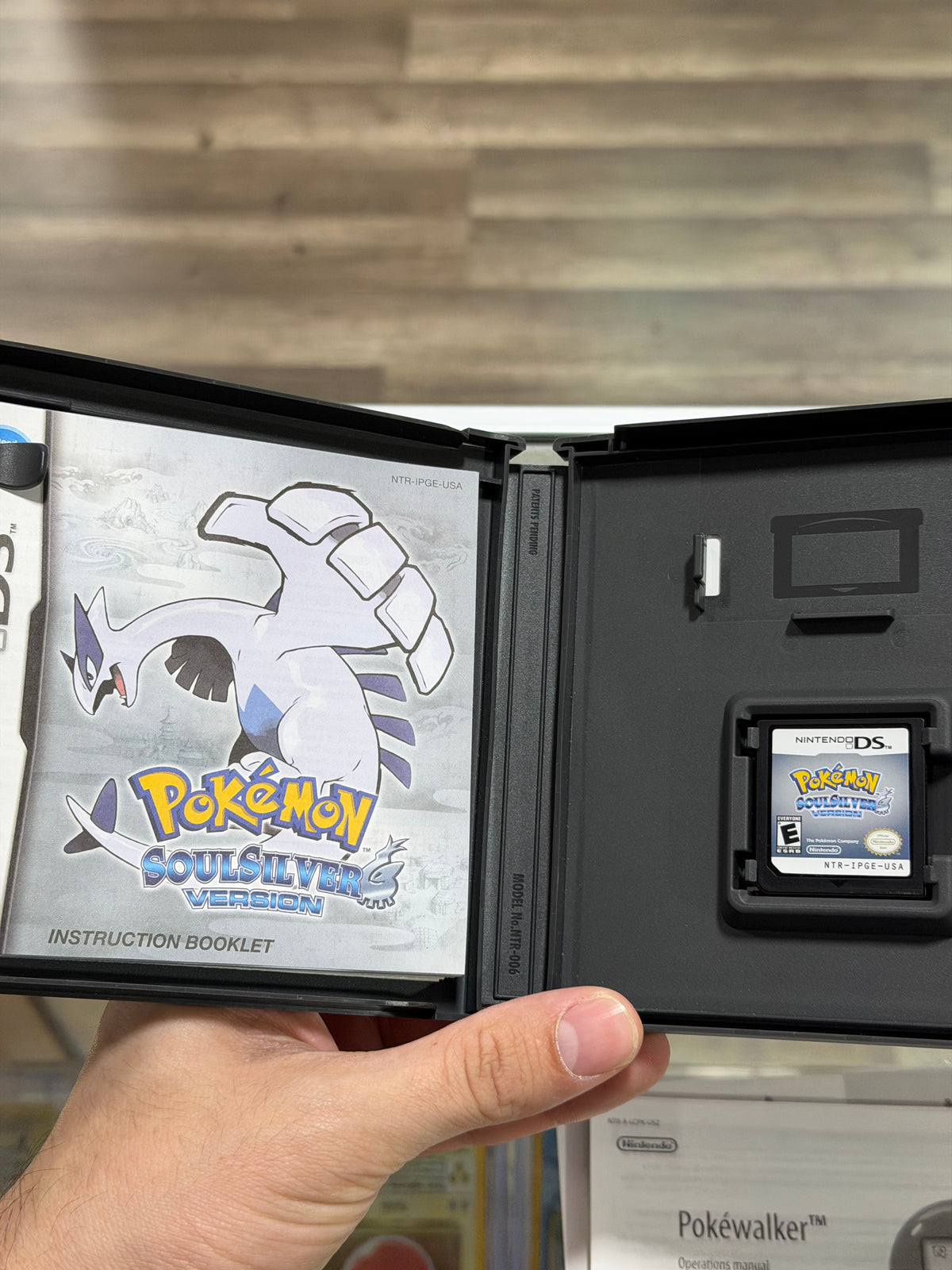 Pokemon SoulSilver Version [Pokewalker] Nintendo DS Excellent Condition